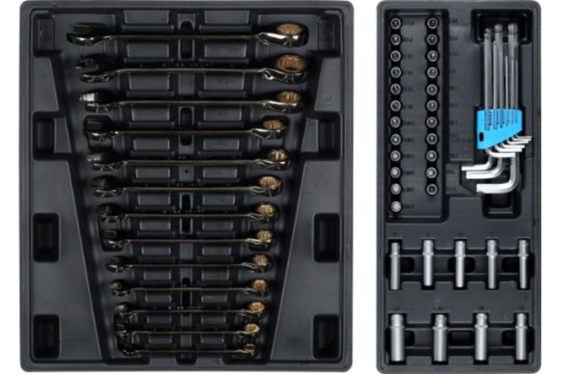 New & Boxed Swiss Kraft 136 Piece Professional Wheeled Lockable Tool Chest. RRP £1495. 6 Drawers - Image 4 of 6