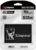 BRAND NEW FACTORY SEALED KINGSTON KC600 512GB SSD. RRP £75.99. Kingston’s KC600 is a full-capacity