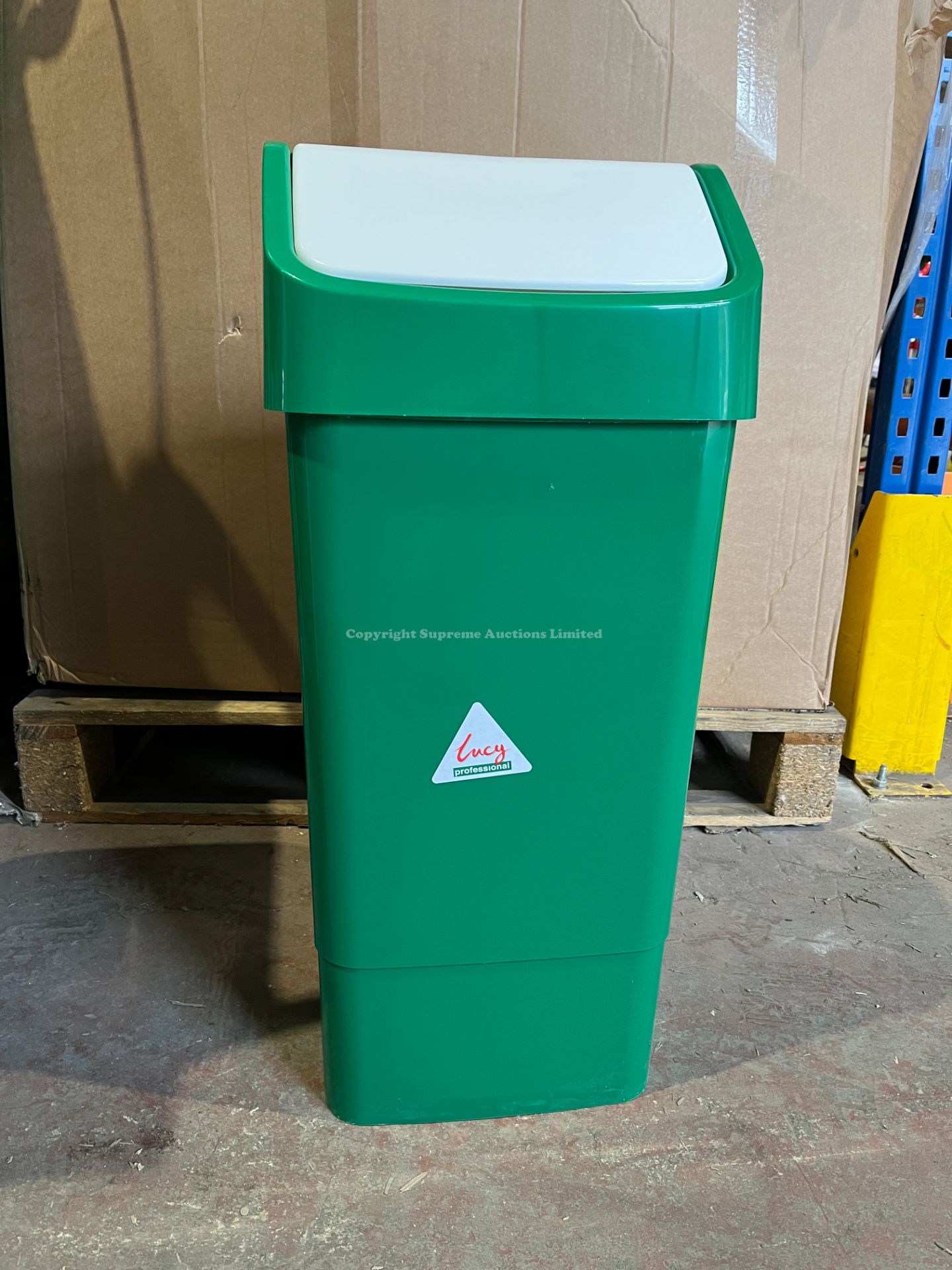 5 X BRAND NEW 50L SWING TOP RECYCLING BINS S1