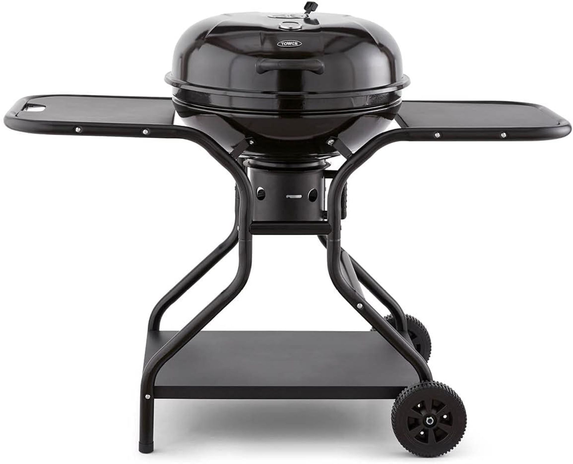 BRAND NEW TOWER ORB GRILL PRO CHARCOAL BBQ WITH SIDE TABLES R18-6