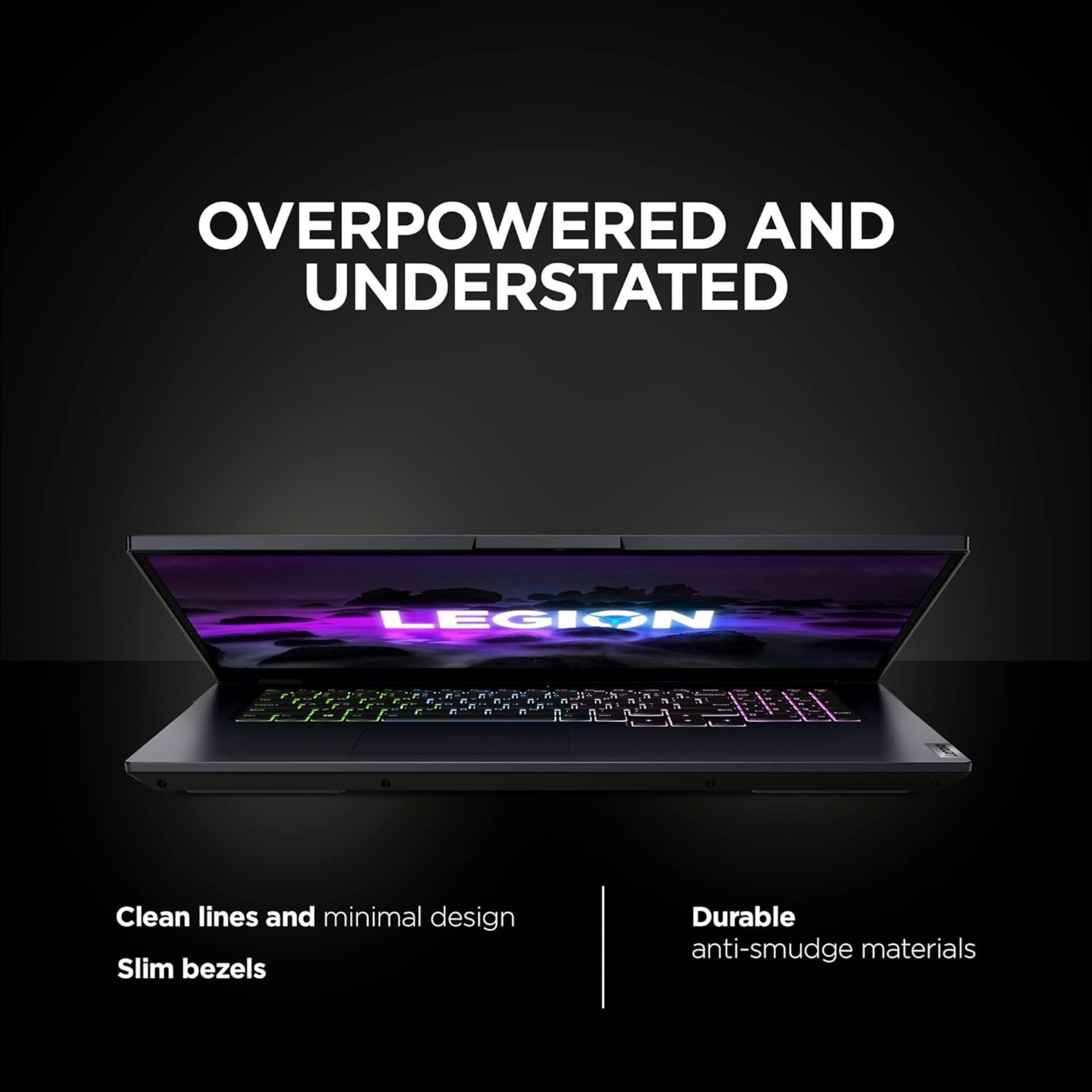 GRADE A LENOVO Legion 5 15.6 Inch Full HD AMD Laptop. RRP £920. (PCKBW). AMD Ryzen™ 5 5600H, 8 GB - Image 4 of 7