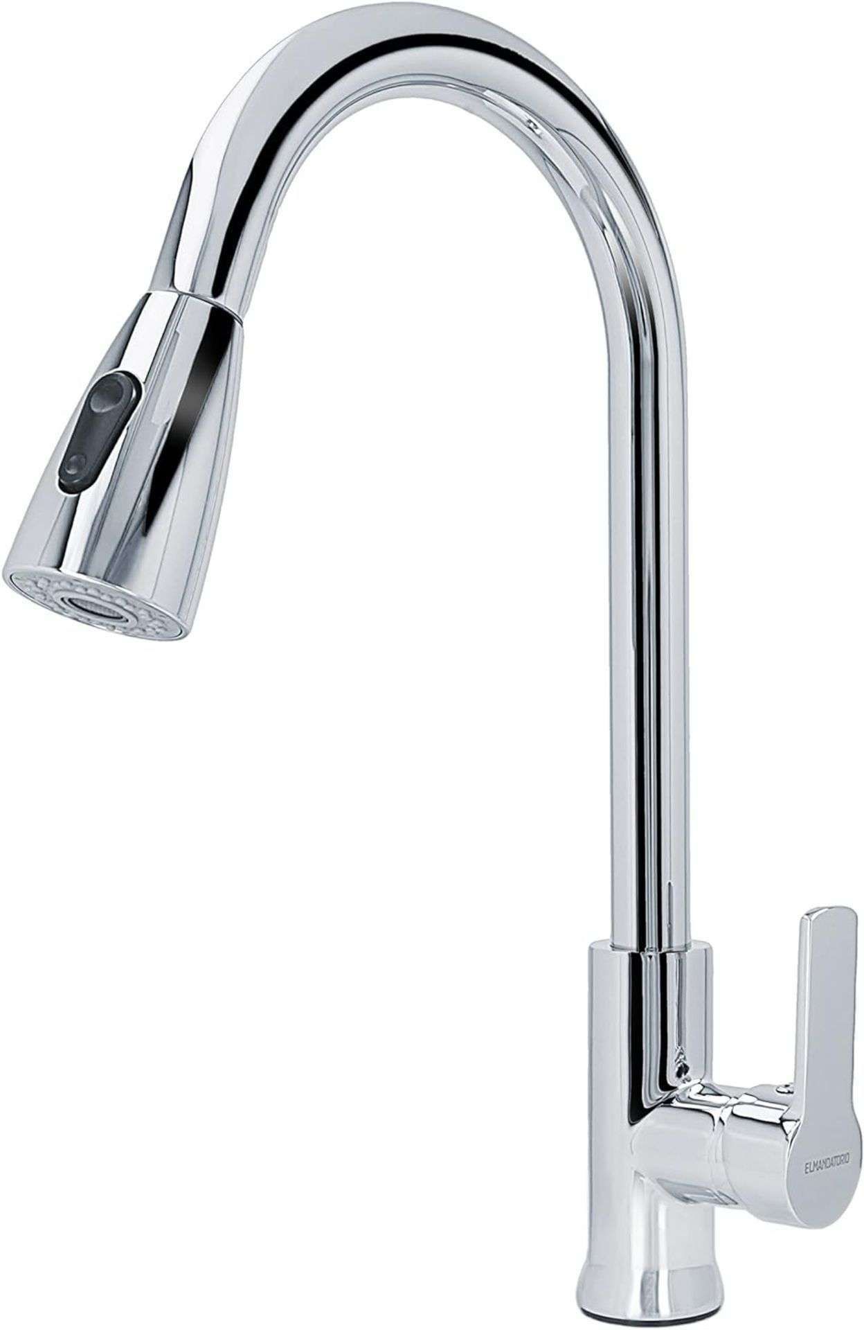 BRAND NEW ELMANDATORIO BRASS MATERIAL KITCHEN FAUCET PULL OUT WATER SPRAY EASYFIT R12.11