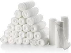 30 X BRAND ENW PACKS OF 48 GAUZE ROLL STRETCH BANDAGES R5.5