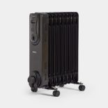 2 X BRAND NEW 9 FIN 2000W OIL FILLED RADIATOR BLACK R10-2