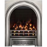 FOCAL POINT ARCH LOG CHROME GAS FIRE R11-10