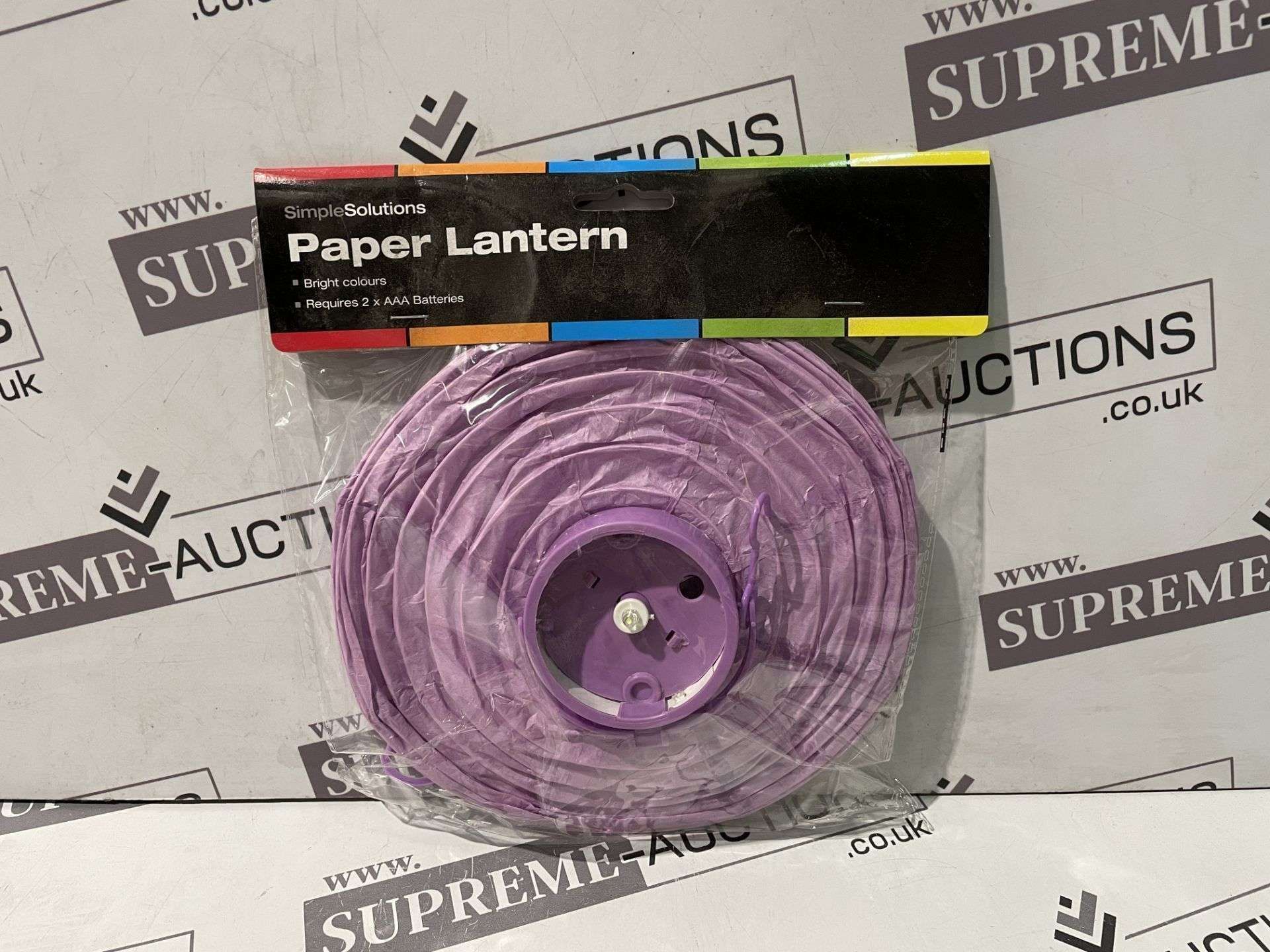 100 X BRAND NEW SIMPLE SOLUTIONS PAPER LANTERNS R17-8