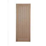 4 X BRAND NEW COTTAGE OAK VENEER INTERIOR DOORS 1981 X 762 X 35MM R15