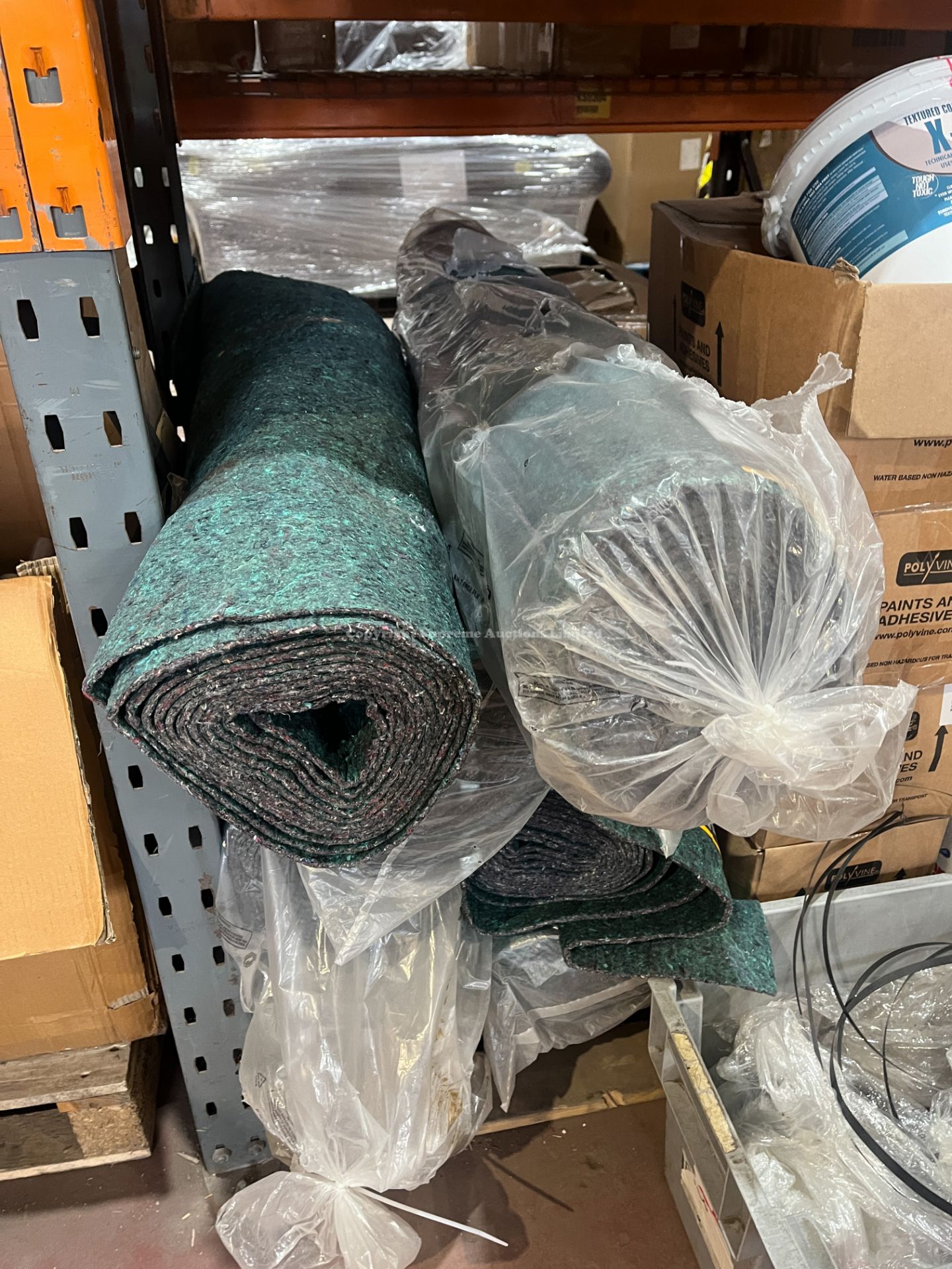 8 X ROLLS OF DIALL CARPET UNDERLAY 8.35M2 R15-2