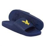 (NO VAT) 14 X BRAND NEW LYLE AND SCOTT CHILDRENS SLIDERS SIZE 39 R13-6