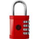 40 X BRAND NEW DESIRE TOOLS RED COMBINATION PADLOCKS R13-12