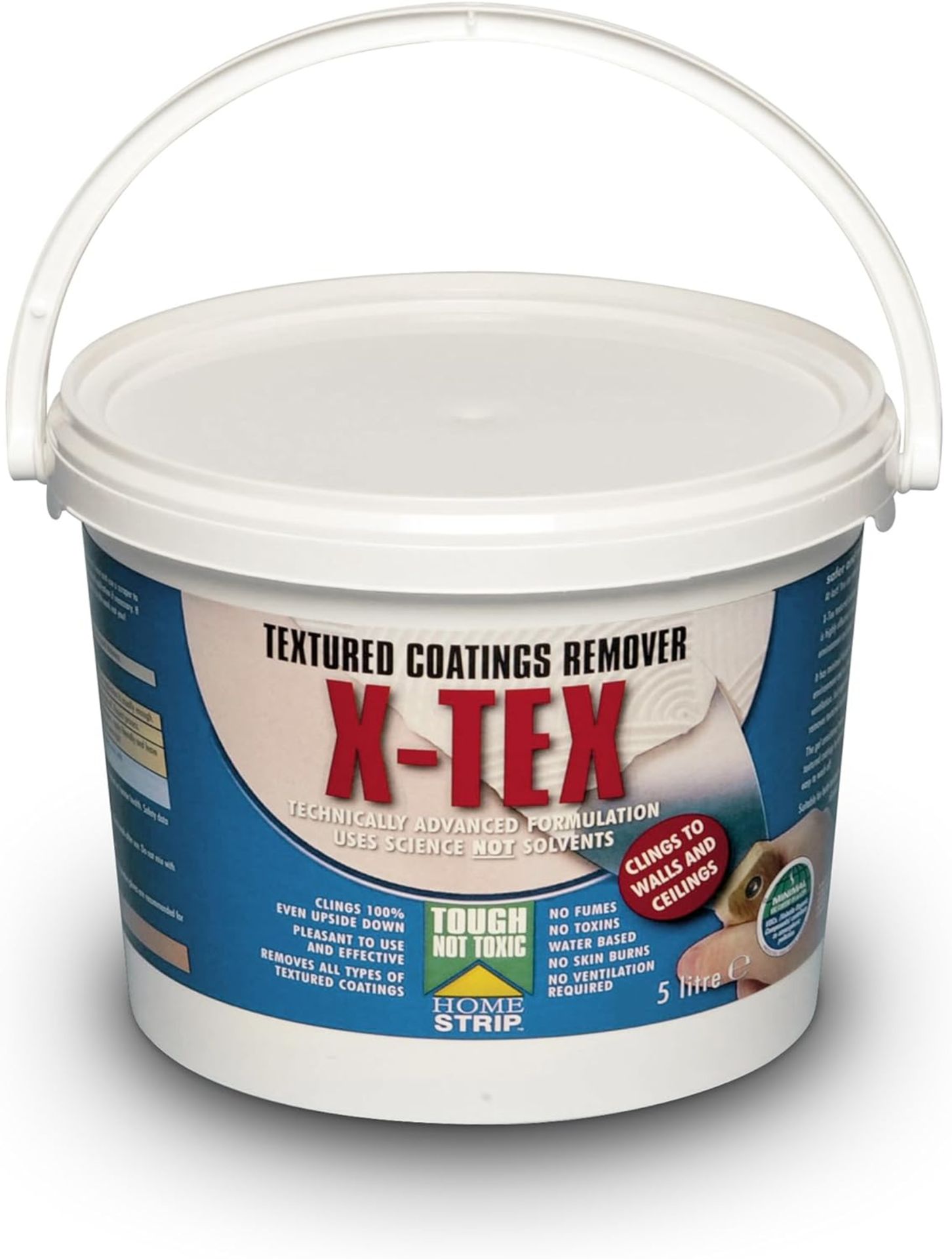 8 X BRAND NEW 5L TUBS OF X-TEX TEXTURED COATINGS REMOVER R15-2