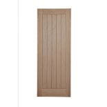 4 X GEOM OAK PANEL DOORS (SIZES MAY VARY)