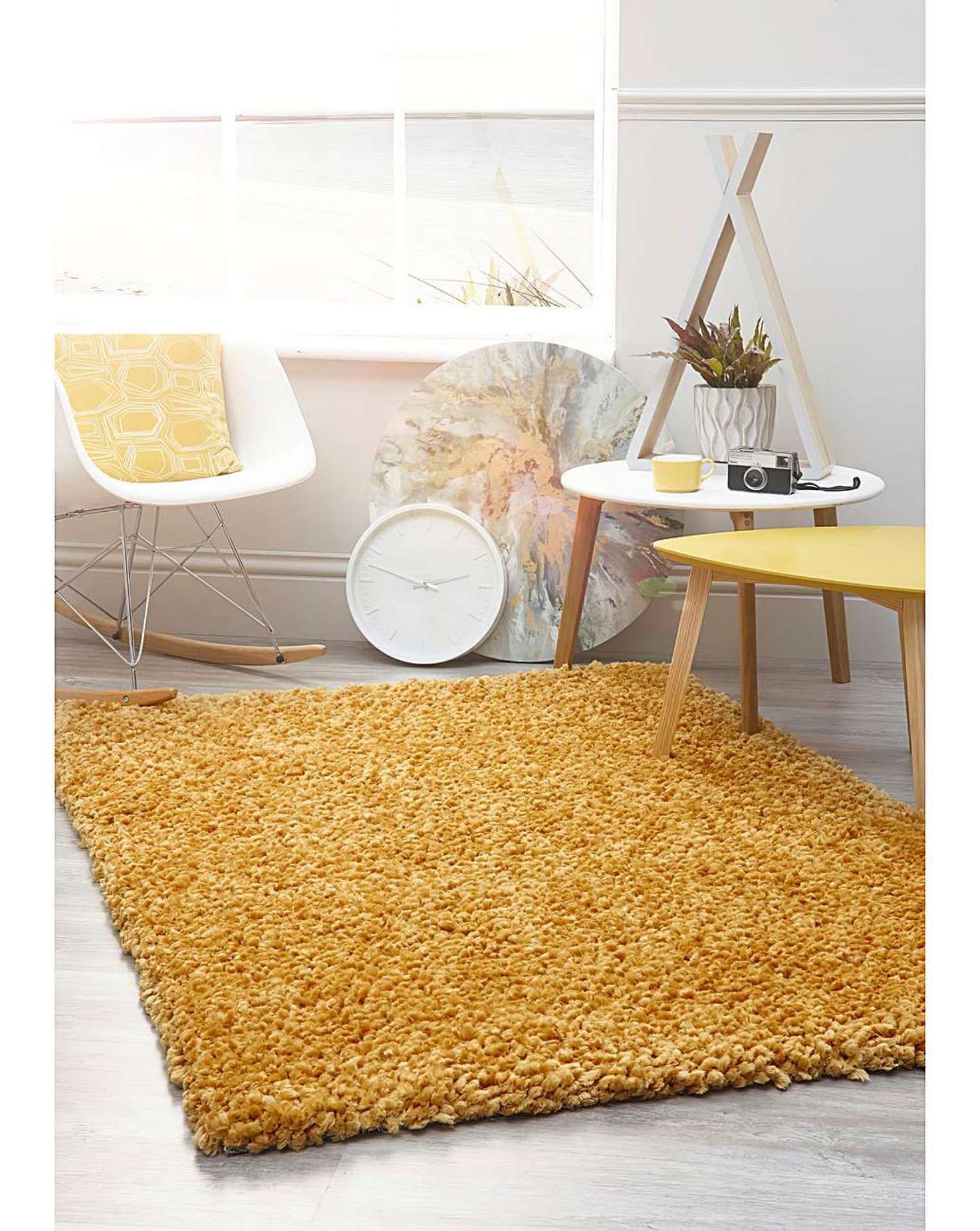 3 X BRAND NEW OCHRE SUPERSOFT INDULGENCE RUGS 67 X 200CM RRP £119 EACH R12-8