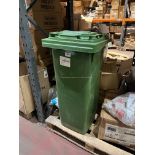 2 X GREEN WHEELIE BINS R11-5