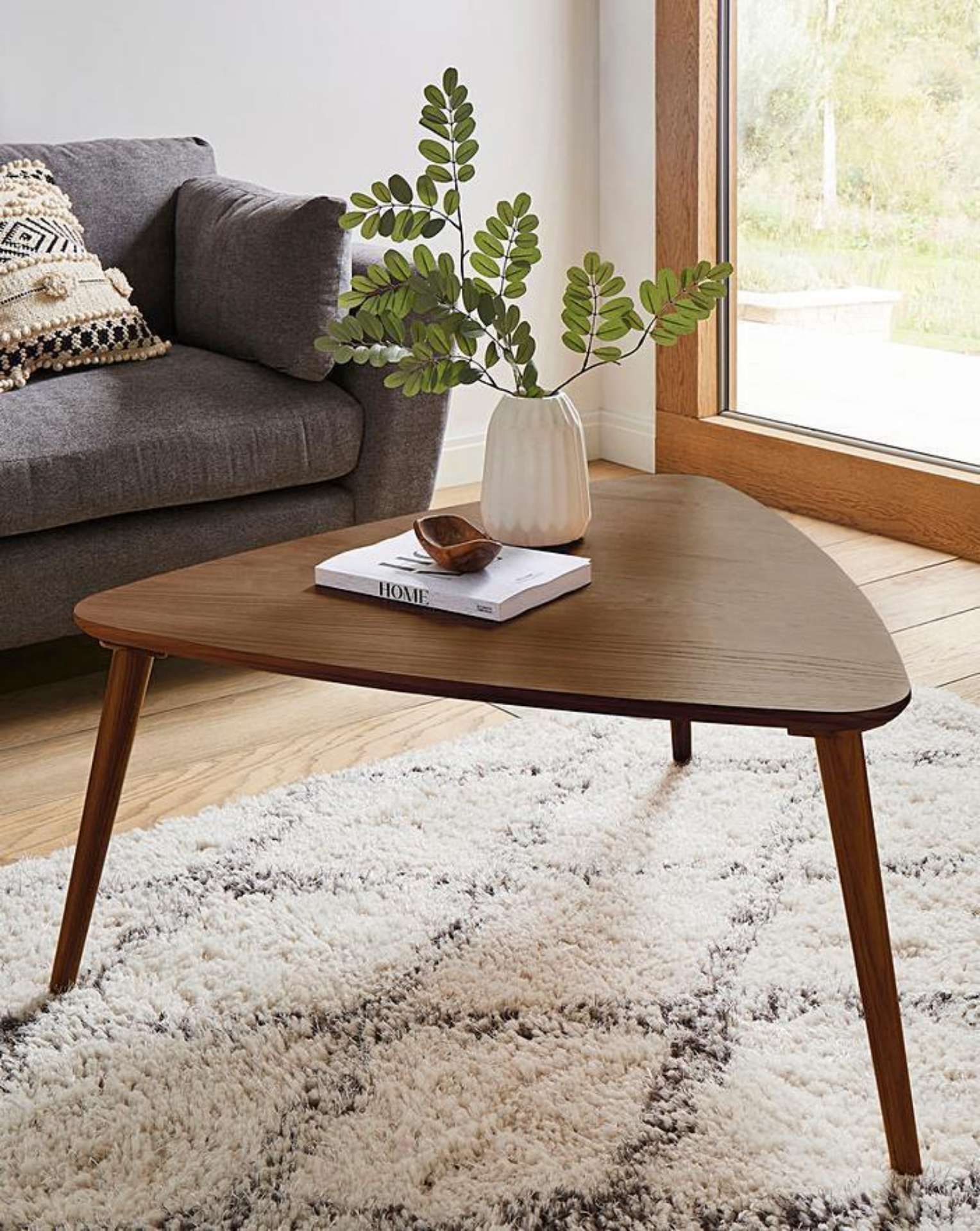 NEW & BOXED PEYTON Walnut Coffee Table R10-8. RRP £269. Part of At Home Luxe, the Peyton Walnut