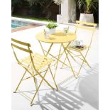 TRADE PALLET TO CONTAIN 6x BRAND NEW Palma Bistro Bar Set DUSK CITRON RRP £159 EACH