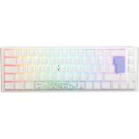 DUCKY ONE 3 Pure White SF RGB Wired Cherry MX Red Mechanical Keyboard. RRP £135. QUACK Mechanics