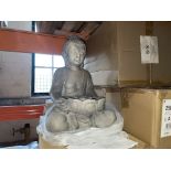 BRAND NEW SITTIG BUDDHA CONCRETE EFFECT WATER FEATURE R16-11