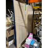 7 X BRAND NEW OAK VENEER PANEL DOORS (SIZES MAY VARY) R10-12