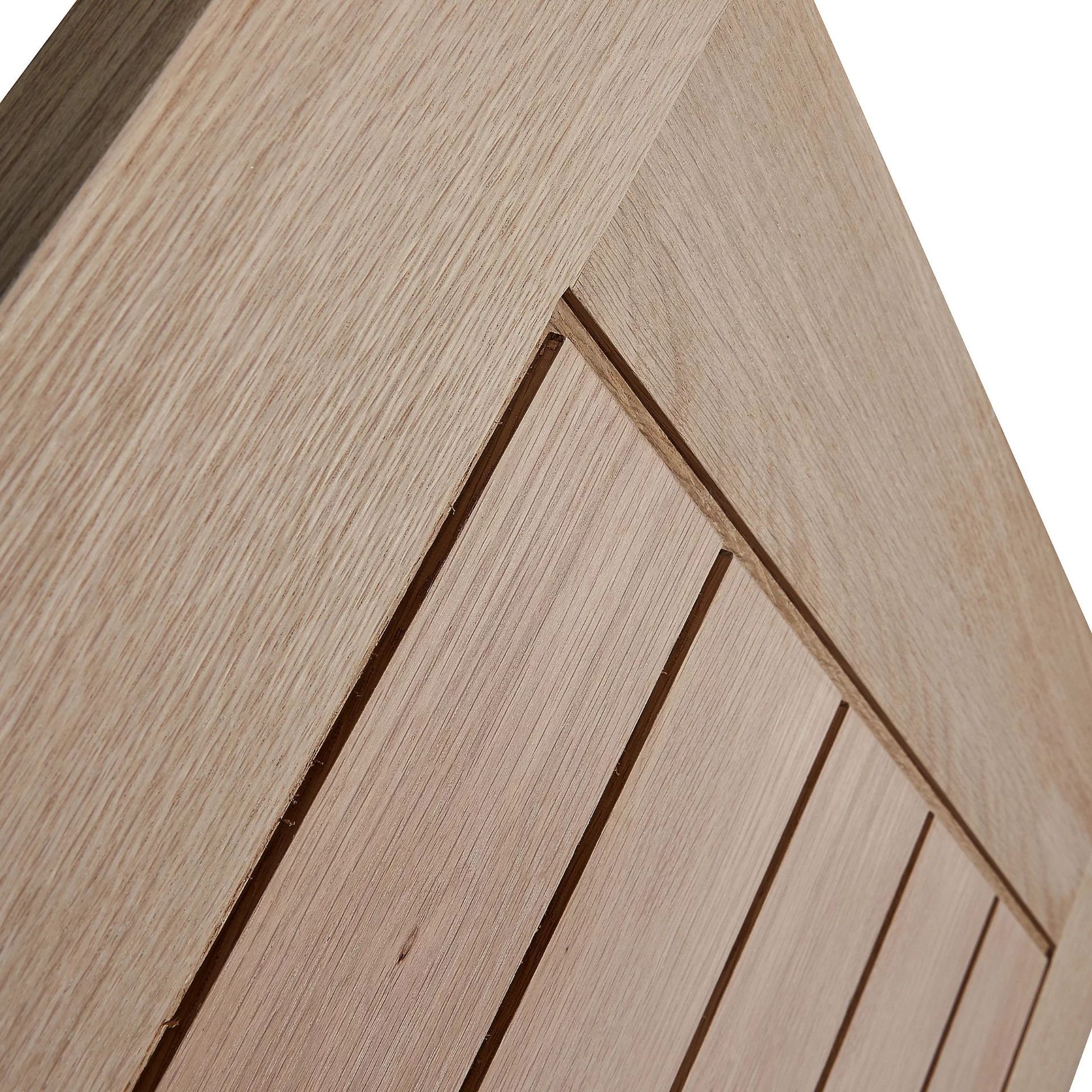 4 X GEOM OAK PANEL DOORS (SIZES MAY VARY) - Image 2 of 3