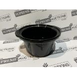 9 X BRAND NEW LARGE BLACK OVEN BOWLS R9-16