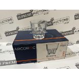 18 X BRAND NEW PACKS OF 6 ARCOROC GRANITY GLASSES R9-1