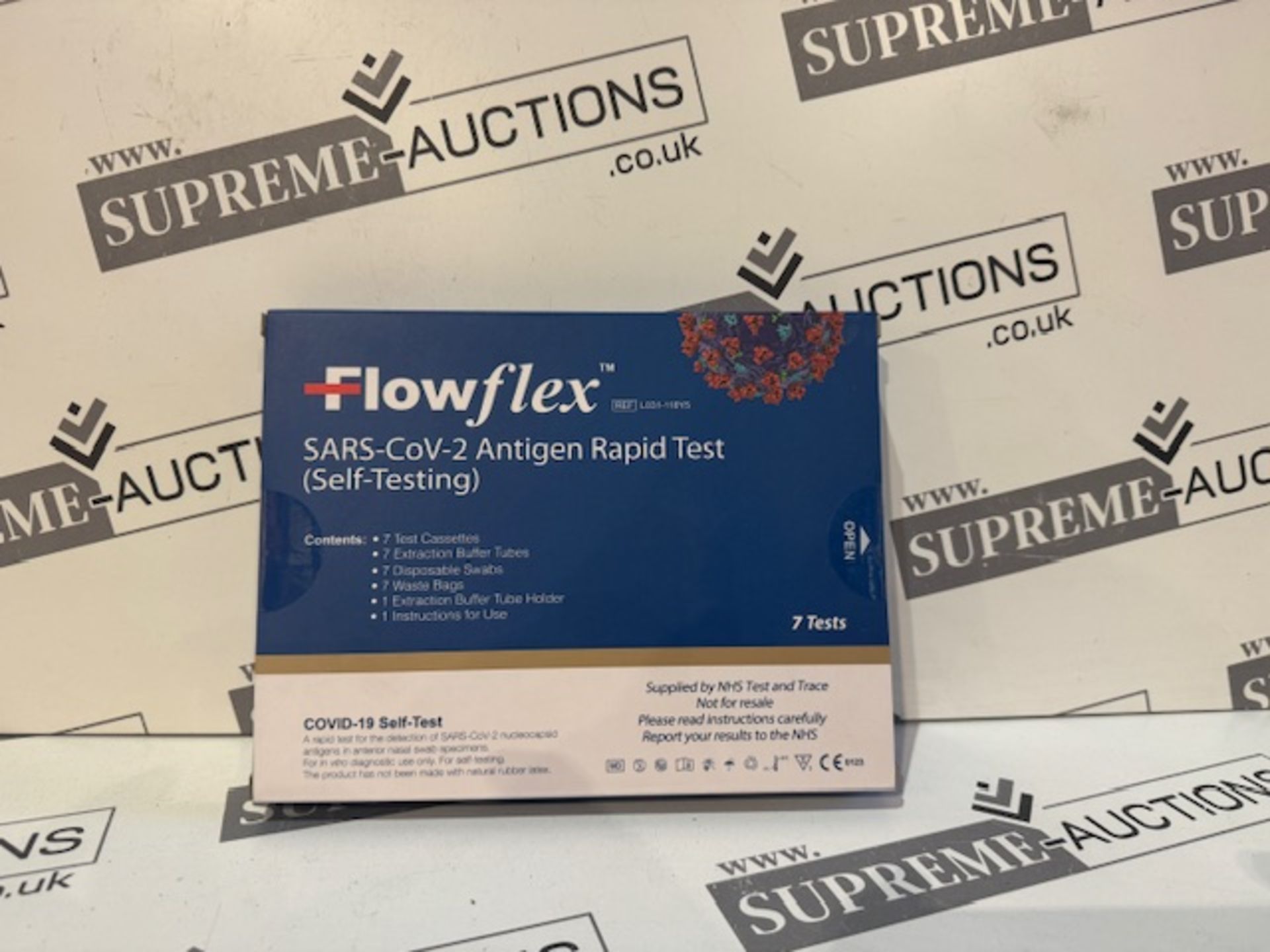 230 X PACKS OF 7 FLOWFLEX SELF TESTING ANTIGEN RAPID TESTS (USE BY AUG 2023) R11.14