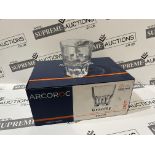 12 X BRAND NEW PACKS OF 6 ARCOROC GRANITY GLASSES R9-1