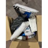 3 X BOXES OF 112 PIECE ASSORTED CLEANING KITS INCLUDING DISPOSABLE GLOVES, HAZMAT APRONS, CLEANING