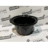 10 X BRAND NEW LARGE BLACK OVEN BOWLS R9-16