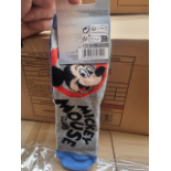 TRADE LOT 150 X BRAND NEW PAIRS OF MICKEY MOUSE CHILDRENS SOCKS DB