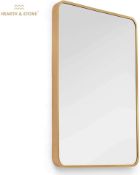 BRAND NEW HEARTH AND STONE LUXURY GOLD FRAMED MIRROR RRP £199 R18.10/3.7