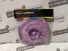 75 X BRAND NEW SIMPLE SOLUTIONS PAPER LANTERNS R15.2