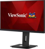 VIEWSONIC VG2755 27 Inch IPS Full HD Ergonomic Monitor. RRP £175. (PCKBW). IDEAL FOR WORK & STUDY AT