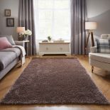 2 X BRAND NEW MINK 133CM DIAMETER RUGS RRP £99 EACH R13-14