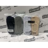 40 X BRAND NEW PACKS OF 8 ASSORTED COLOURS INVISIBLE SOCKS R12-12