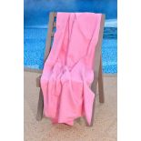 11x NEW & PACKAGED SLEEPDOWN Quick Dry Beach Towel 90 x 160cm With Carry Pouch - PINK. RRP £21.99