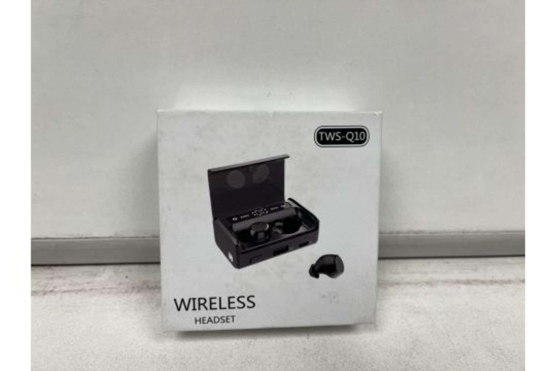 6 X BRAND NEW TWS-Q10 EIRELESS HEADSETS BLACK OFF