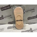 60 X BRAND NEW PACKS OF 3 PAIRS OF NUDE INVISIBLE SOCKS R7-8