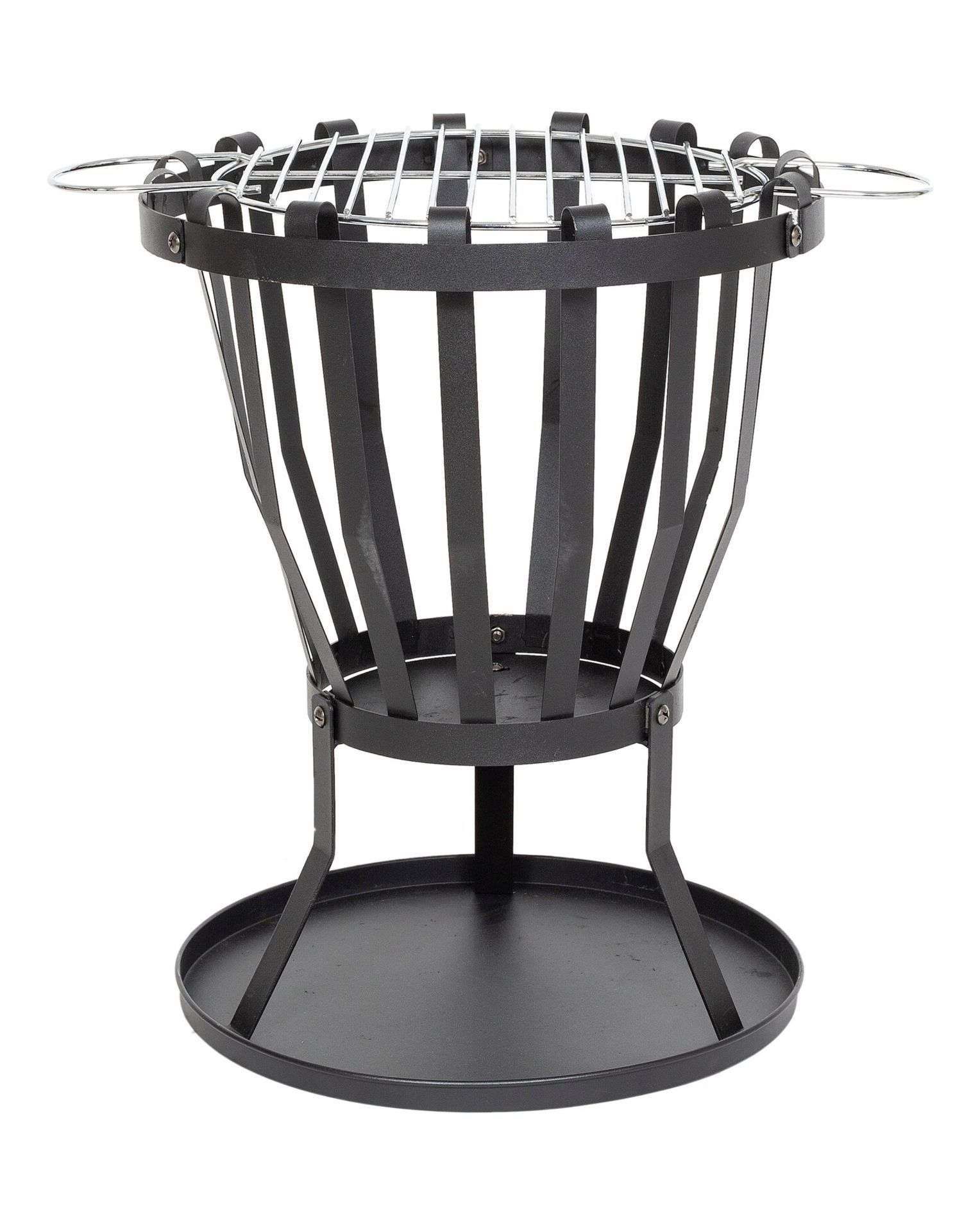 2x NEW & BOXED LA HACIENDA Curitiba Fire Basket with Cooking Grill. RRP £55 EACH. The simple - Bild 2 aus 2