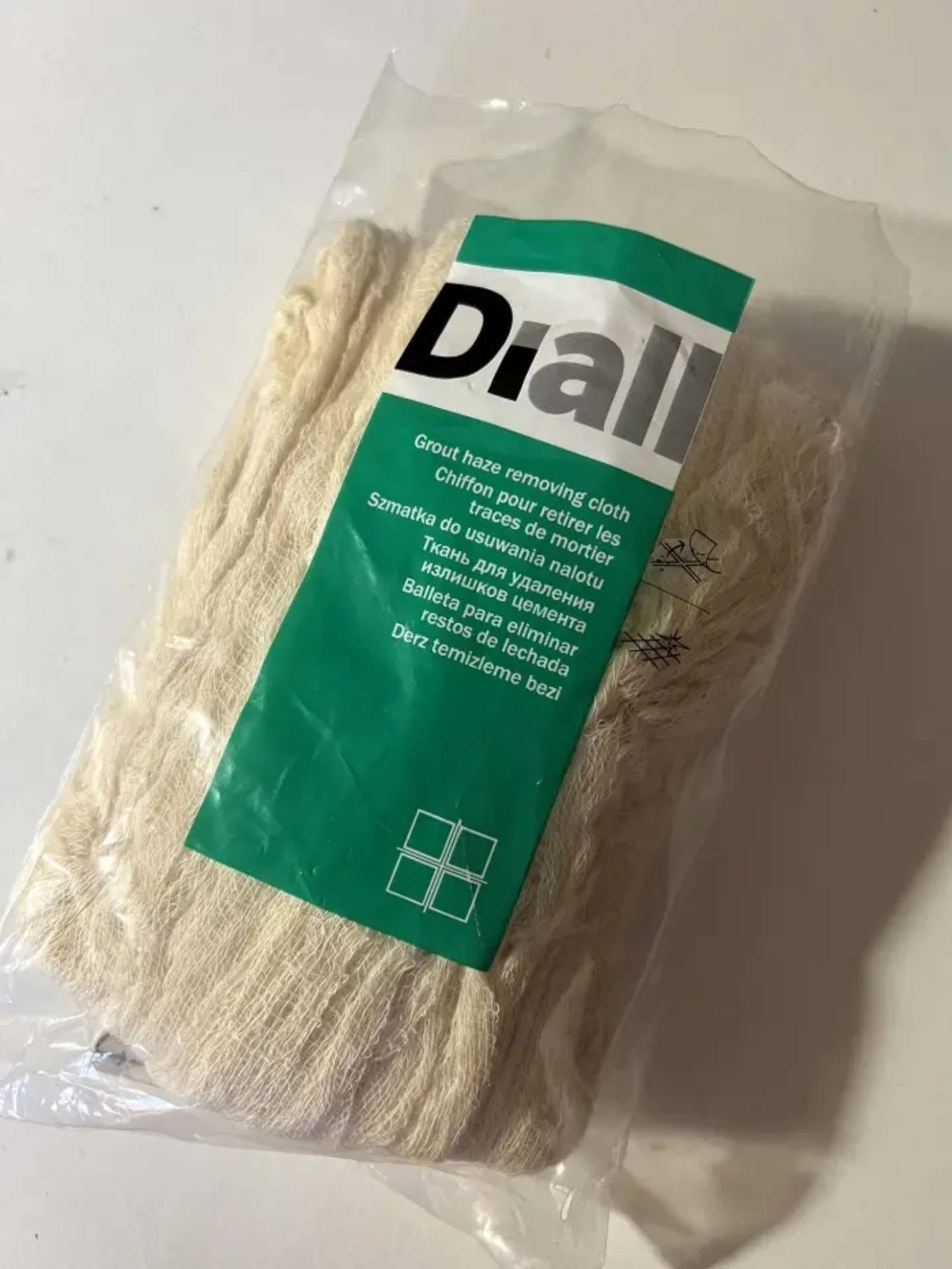 100 X BRAND NEW DIALL GROUT HAZE REMOVING CLOTHS R10-8