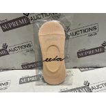 60 X BRAND NEW PACKS OF 3 PAIRS OF NUDE INVISIBLE SOCKS R7-8