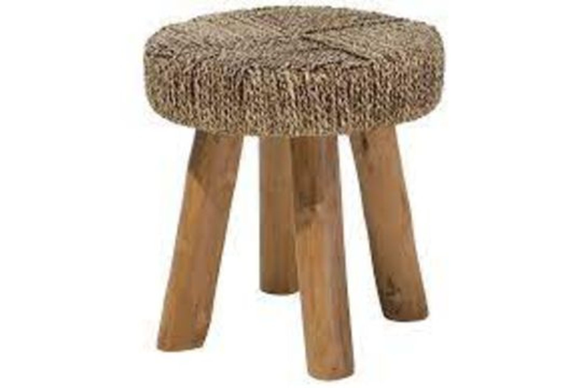Kelsey Teak Wood Side Table 59/12. - ER24. RRP £199.99. Influenced by nature design trend this