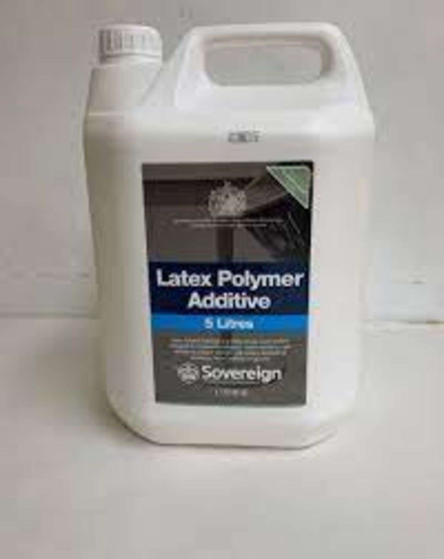 24 X BRAND NEW SOVEREIGN LAYTEX POLUMER ADDITIVE 5L R18.2