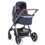 TRADE PALLET TO CONTAIN 4x NEW & BOXED SILVER CROSS Wave 4-In-1 Pram & Pushcahair System. INDIGO.
