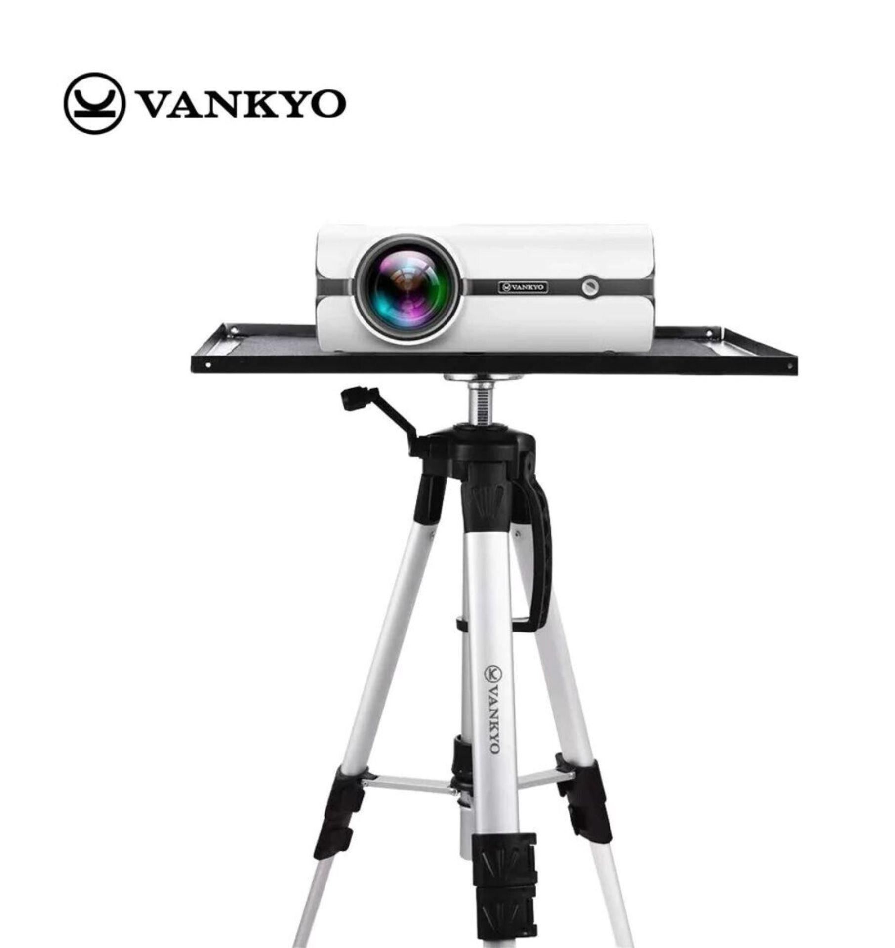 New Boxed VANKYO PT20 Aluminum Tripod Projector Stand. R10. VANKYO’s projector tripod stand is a - Image 2 of 2