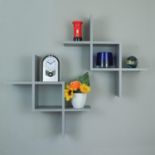 12 X GATTON DESIGN CRISS CROSS SHELVING SETS (COLOURS MAY VARY) R9-12
