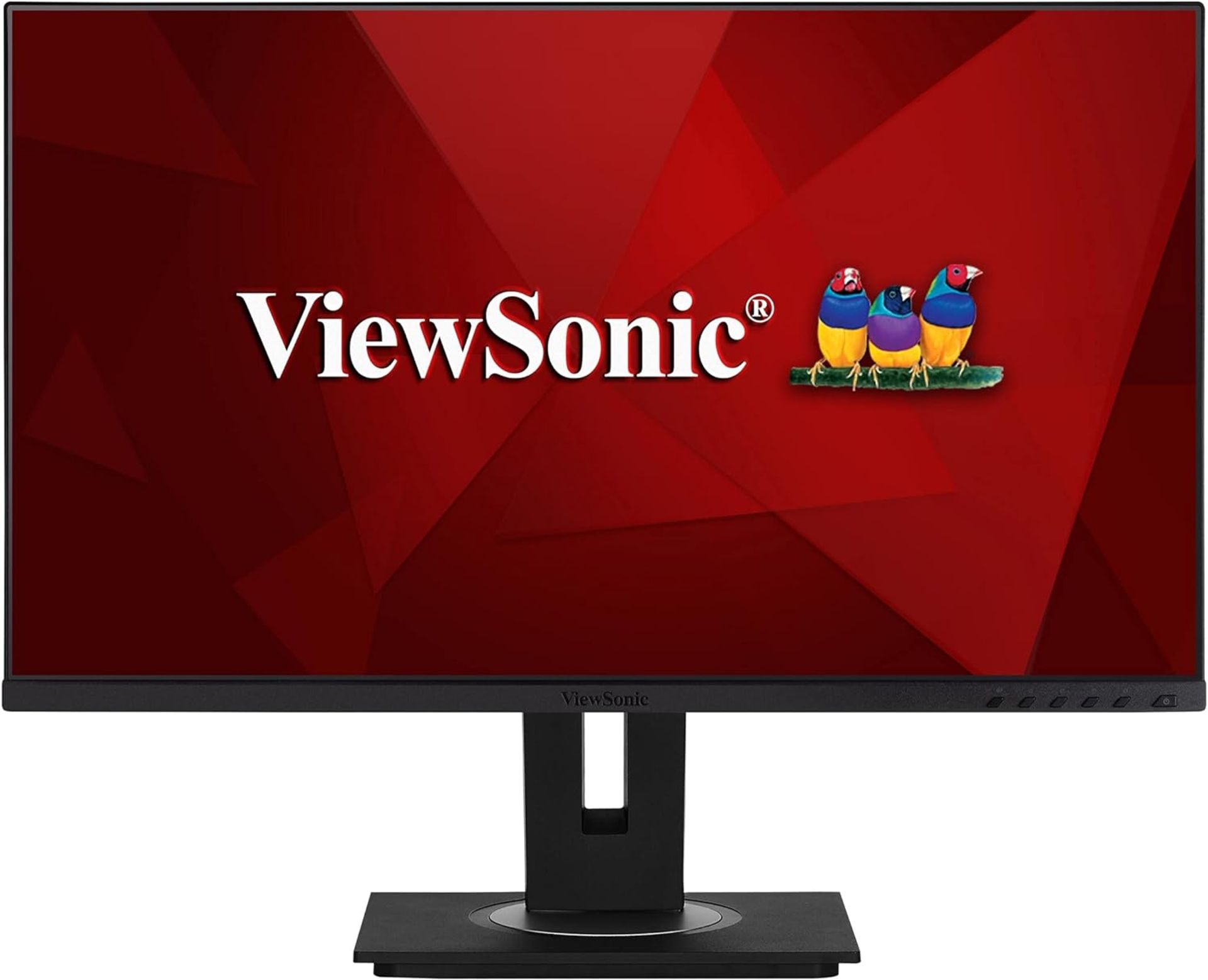 VIEWSONIC VG2755 27 Inch IPS Full HD Ergonomic Monitor. RRP £175. (PCKBW). IDEAL FOR WORK & STUDY AT - Bild 2 aus 6