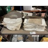 27 PIECE MIXED CROCKERY LOT IN 2 DESIGNS P4