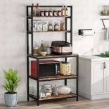 BRAND NEW BAKERS KITCHEN RACK BROWN RRP £199 (X001VI1J49)